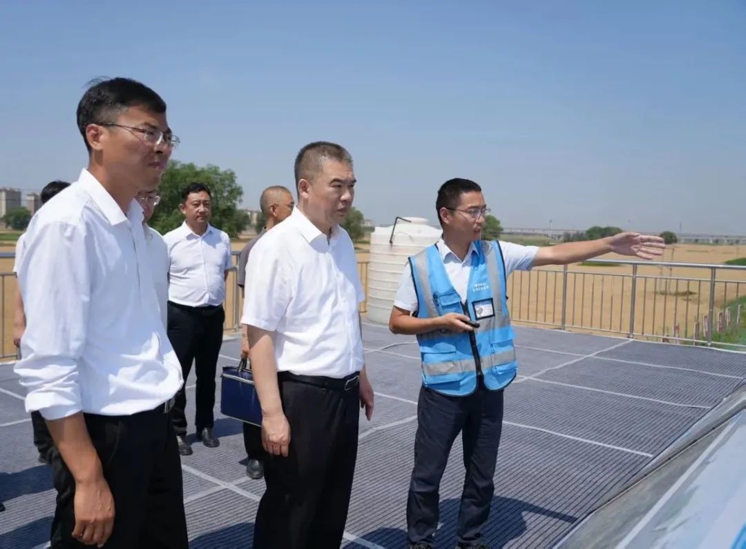 县委、县政府主要领导调研防汛备汛、夏收夏种工作